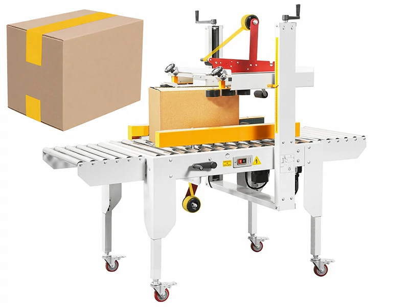 Automatic Box Case Carton Packing System With Heat Shrink Machine