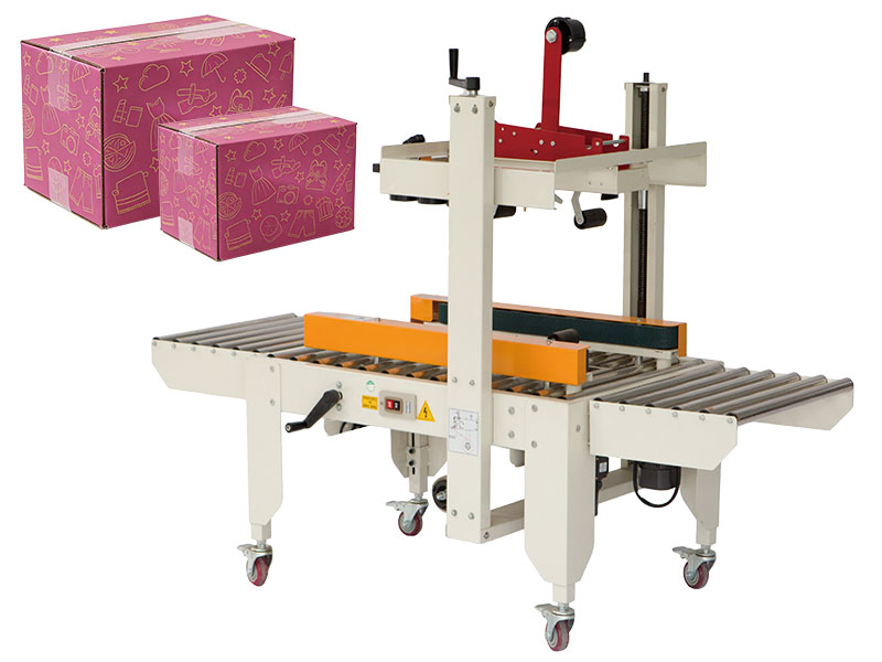 Automatic Box Case Carton Packing System With Heat Shrink Machine