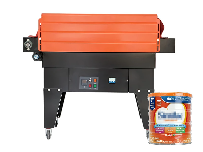 Automatic Box Case Carton Packing System With Heat Shrink Machine