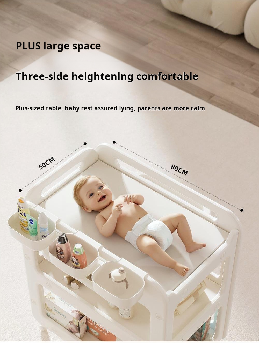 portable folding changing table