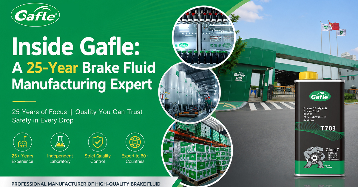 25 Years Brake Fluid Manufacturing Experience: Leading Innovation