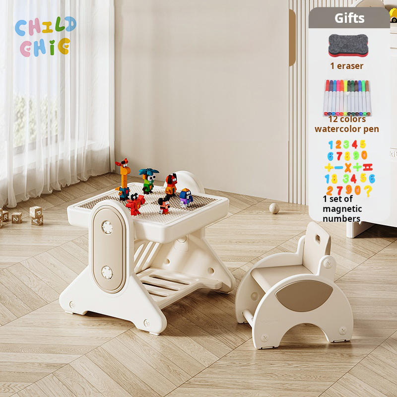 поставщик детских настольных игр Babysoul Kids Block Table