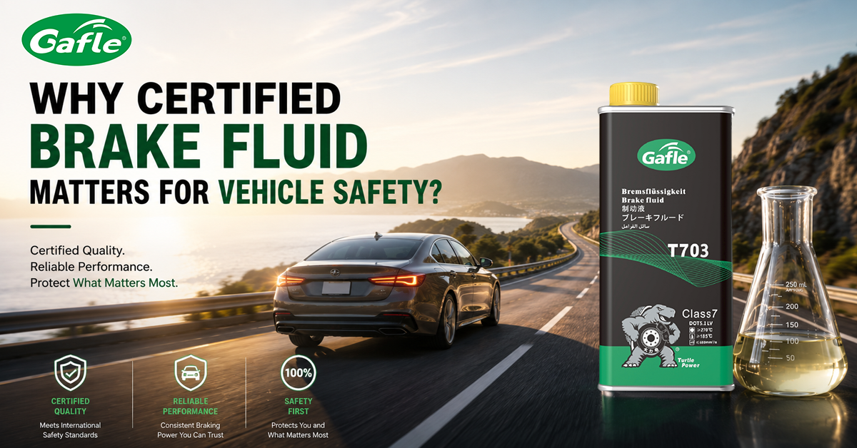 Why Certified Brake Fluid Matters for Vehicle Safety? Why Certified Brake Fluid Matters for Vehicle Safety?