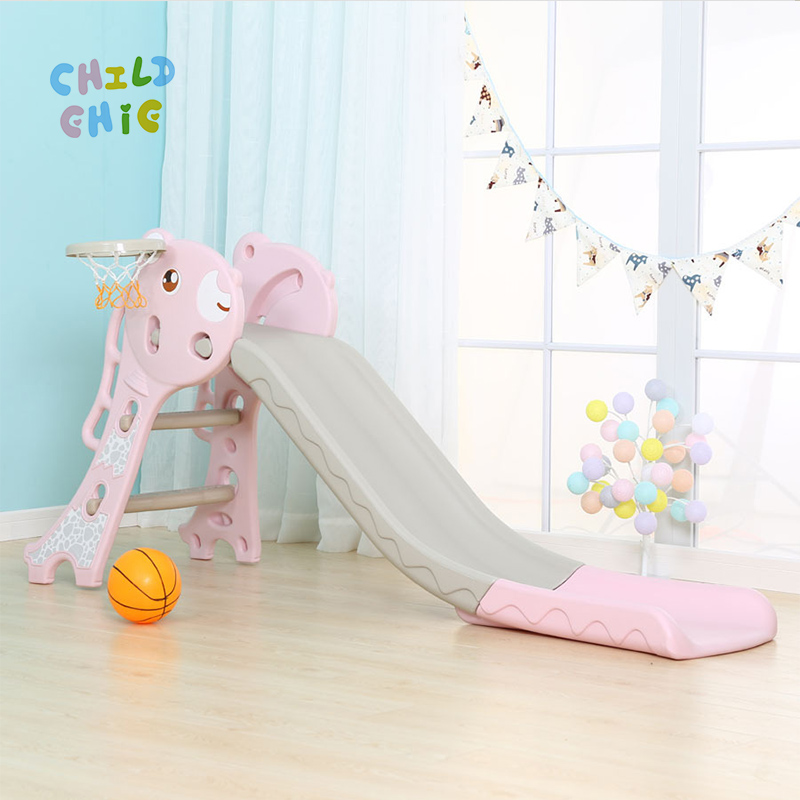 Foldable Kids Slide, Durable Heavy-Duty Toddler Play Slide, Safe & Stable Indoor Slide for Boys & Girls Age 1-6