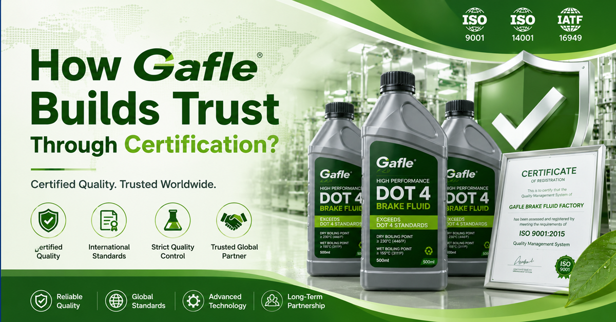 How Gafle Builds Trust Through Certification？