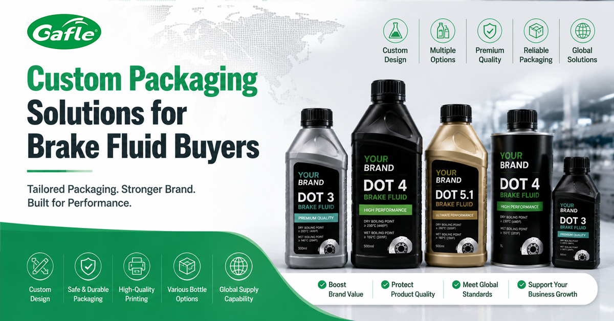 Custom Brake Fluid Packaging: Design and Manufacturer Insights