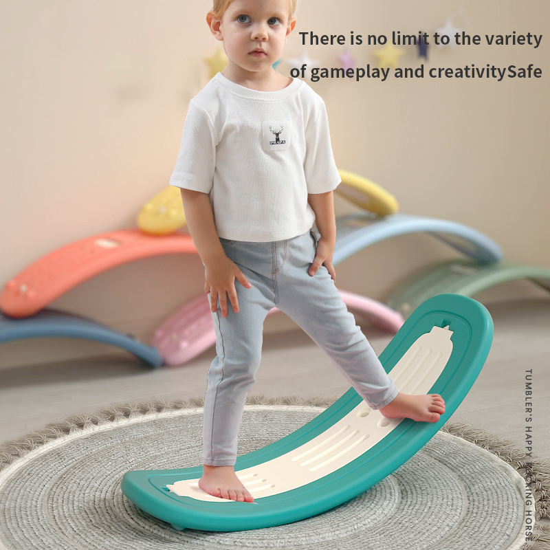 2 in 1 balance board and rocking horse