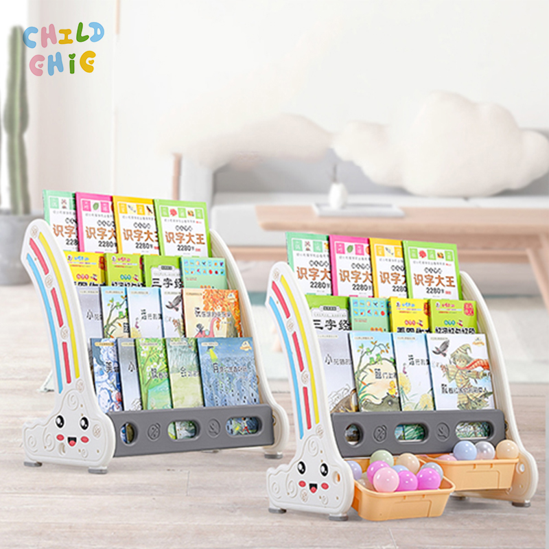 rainbow bookshelf factory