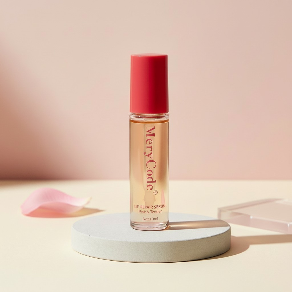 aceite labial con color