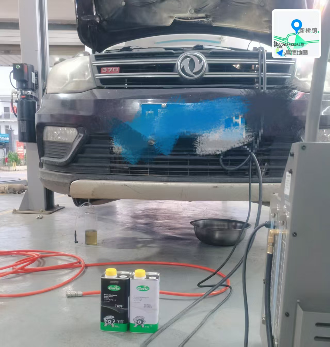 Vehículo Dongfeng mejorado con el paquete avanzado de mantenimiento de líquido de frenos Gafle.