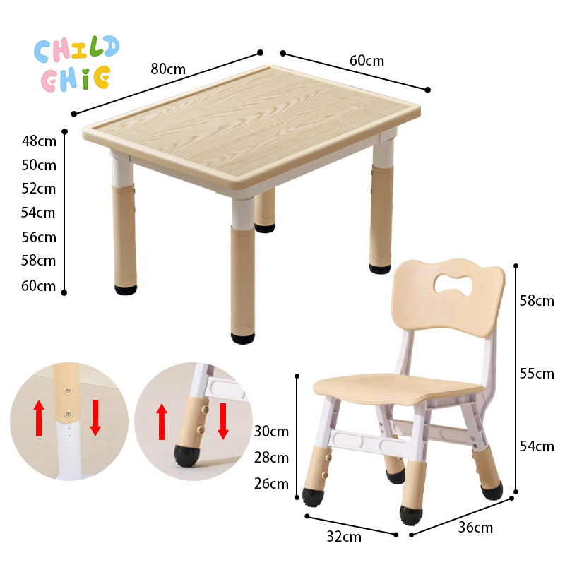 kindergarten table and chair factory