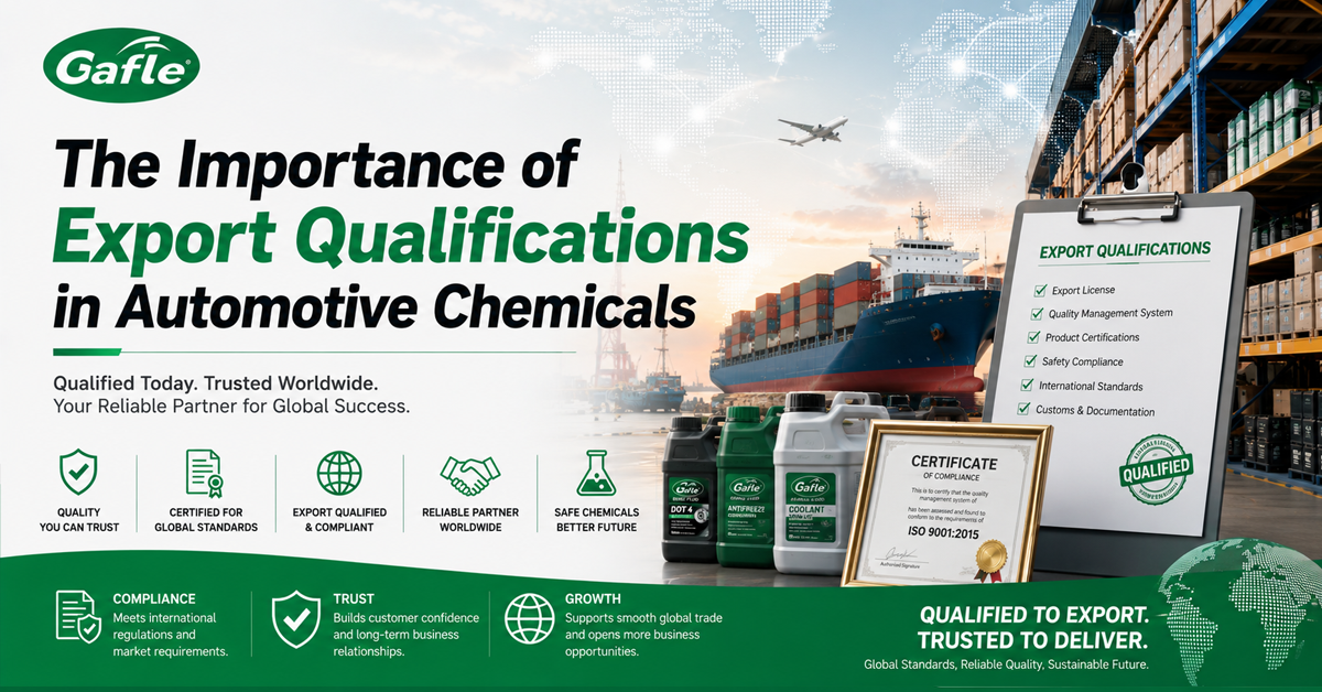 La importancia de las cualificaciones para la exportación en productos químicos para la industria automotriz