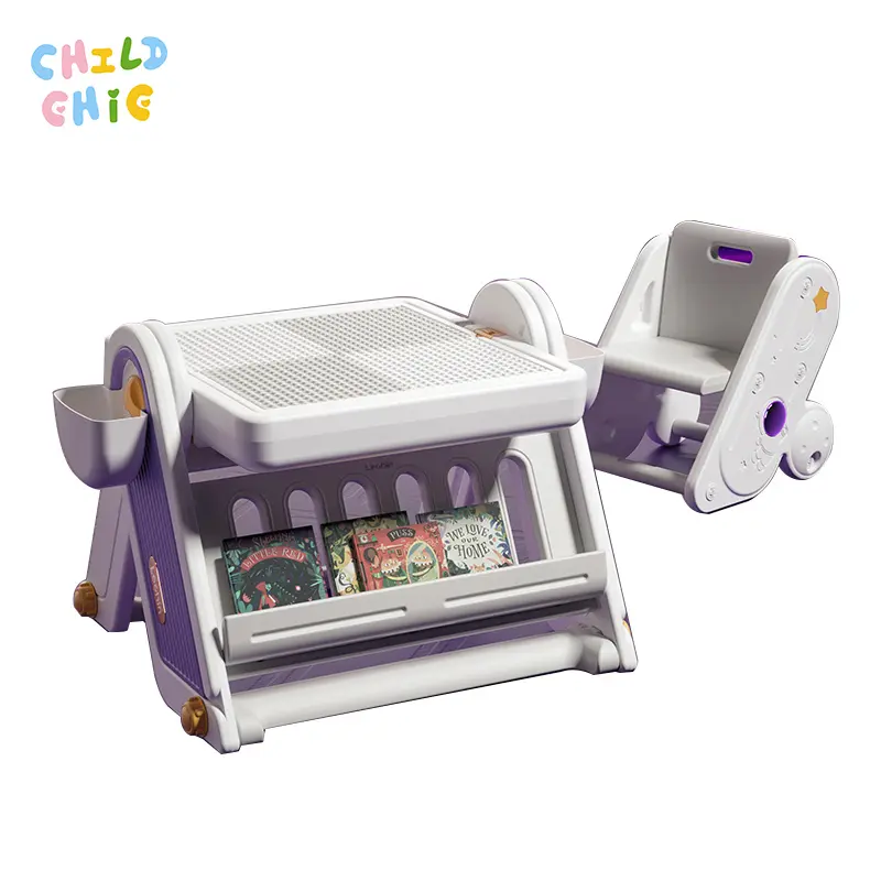 3 in 1 Kids Building Block Table wholesaler