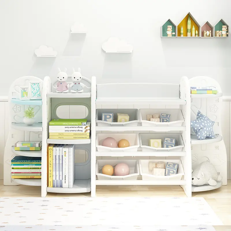 2 in 1 Toy Storage with Bookshelf Supplier