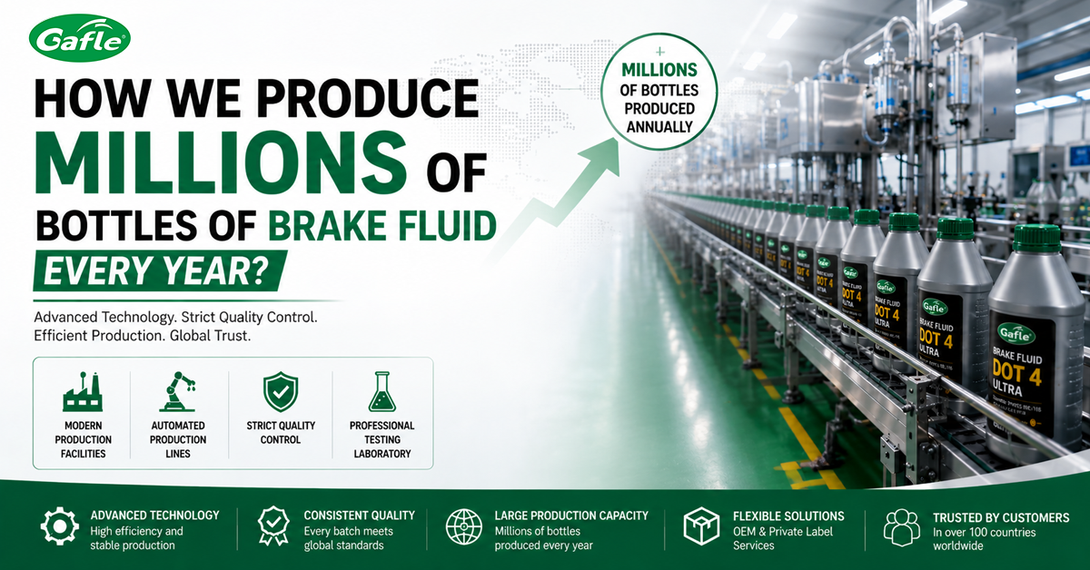 How We Produce Millions of Bottles of Brake Fluid Every Year？