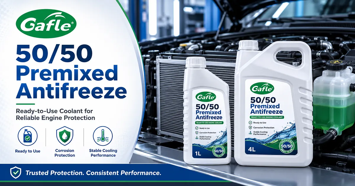 50/50 Premixed Antifreeze: Ready-to-Use Coolant for Reliable Engine Protection