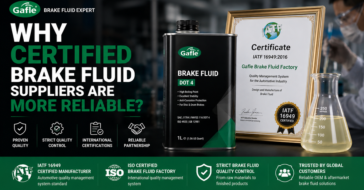 Certified Brake Fluid Supplier
