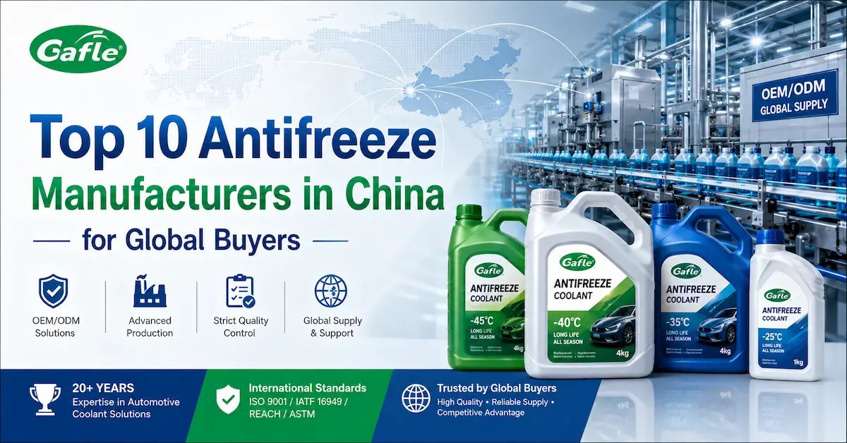 Top 10 Antifreeze Manufacturers in China for Global Buyers