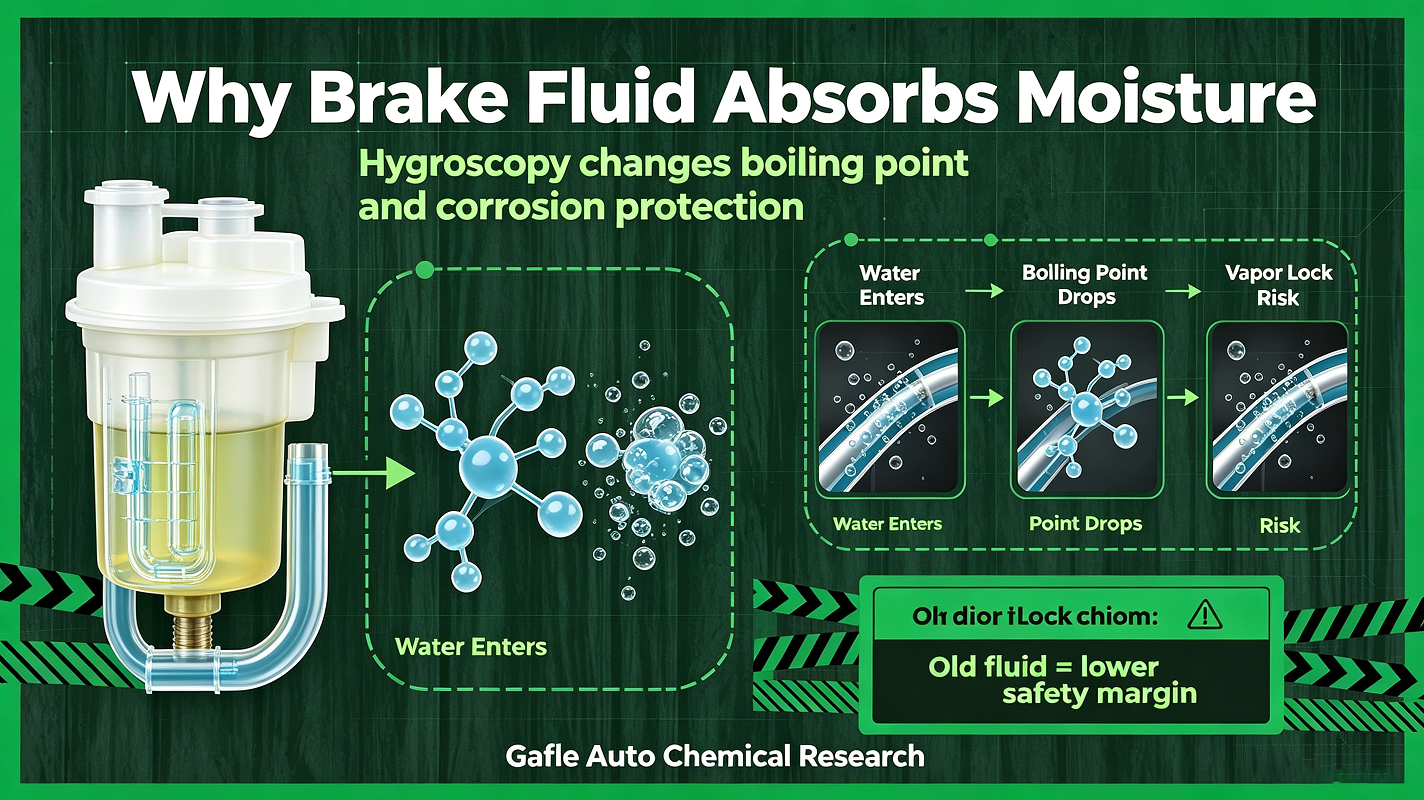 How Hygroscopic Brake Fluid Works: The Science Behind Moisture Absorption & Brake Failure How Hygroscopic Brake Fluid Works: The Science Behind Moisture Absorption & Brake Failure