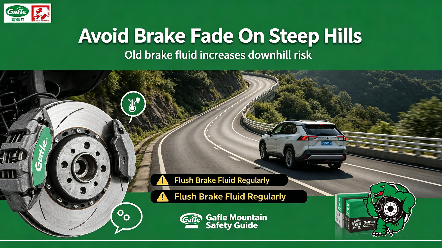Downhill Brake Fade Caused By Old Brake Fluid Downhill Brake Fade Caused By Old Brake Fluid