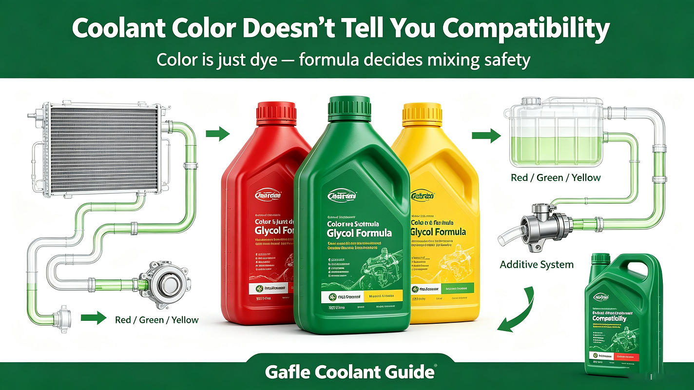 Coolant Color Doesn’t Tell You Compatibility