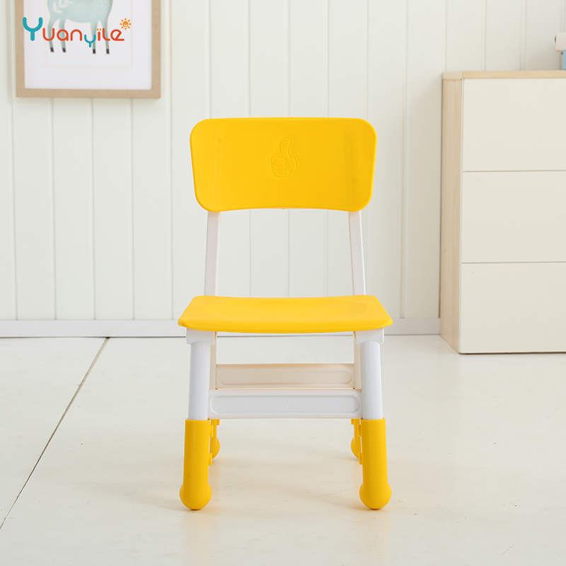 Multi-color Assemble Plastic Kids Chair Anti-slip Toddler Backrest Seat for Kindergarten Home Study