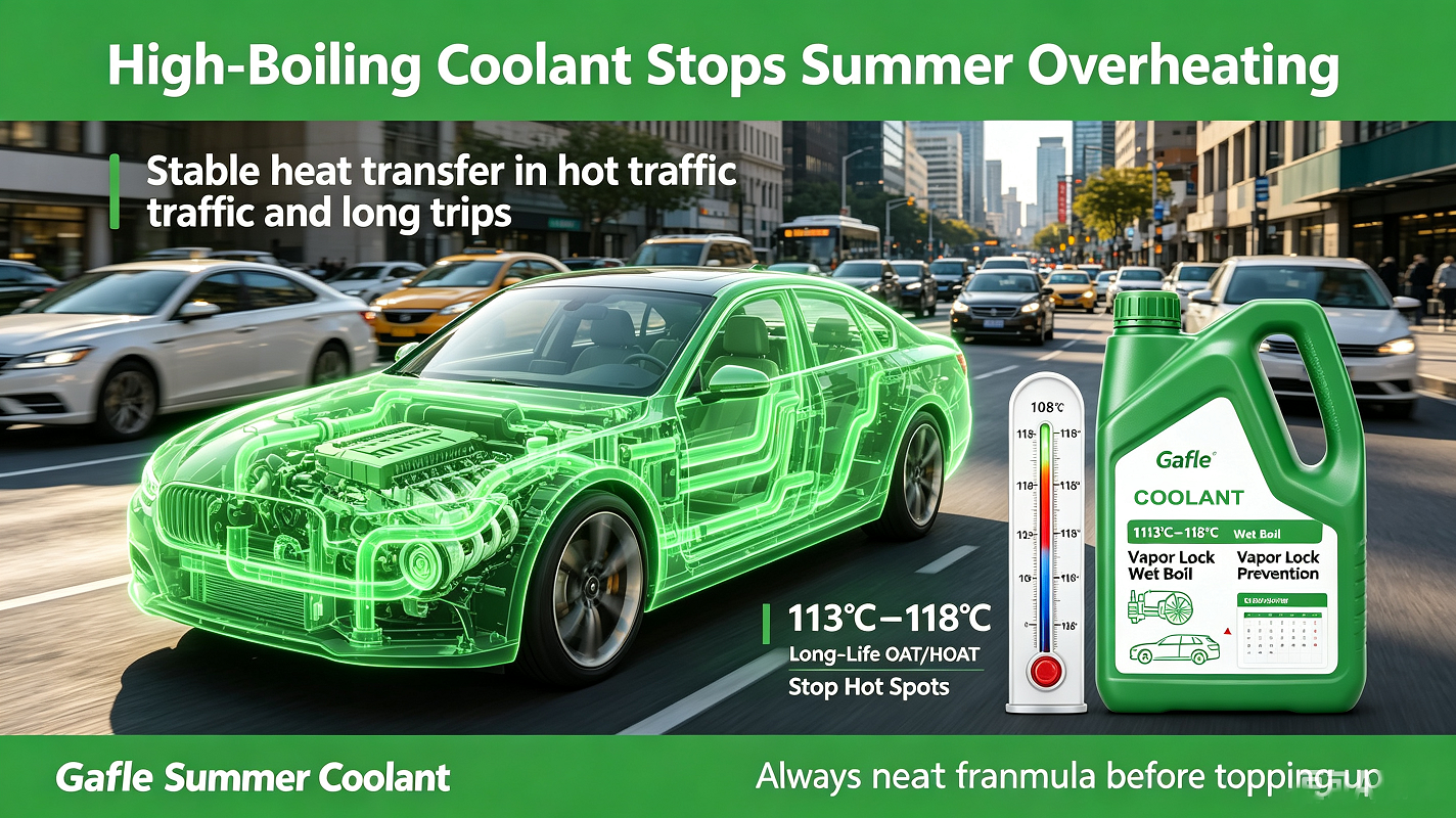 High-Boiling Coolant Stops Summer Engine Overheating