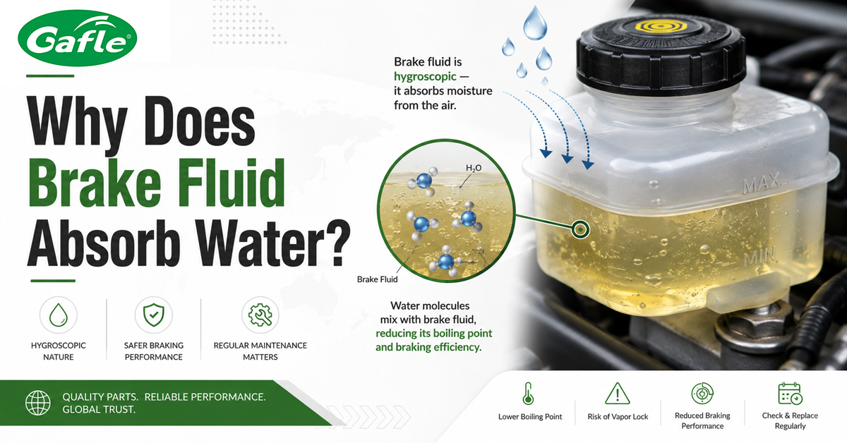 Why Does Brake Fluid Absorb Water?