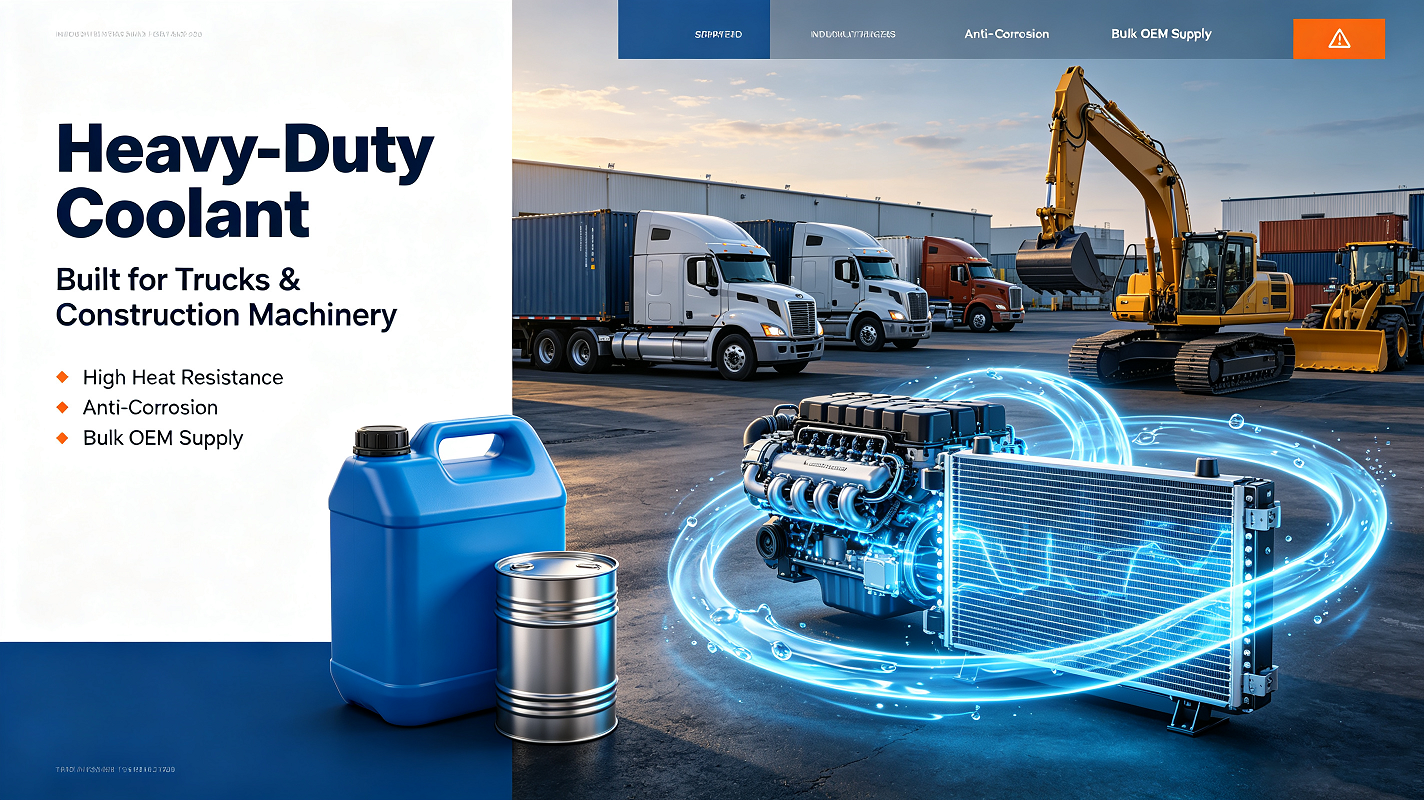 Heavy-Duty Coolant for Trucks & Construction Machinery