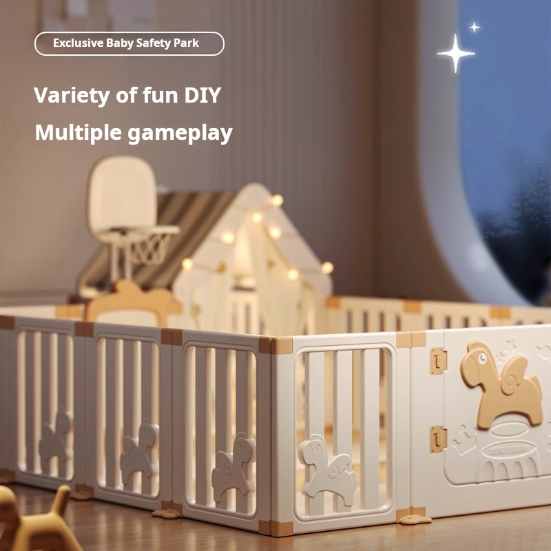 Baby Playpen with Playhouse Supplier