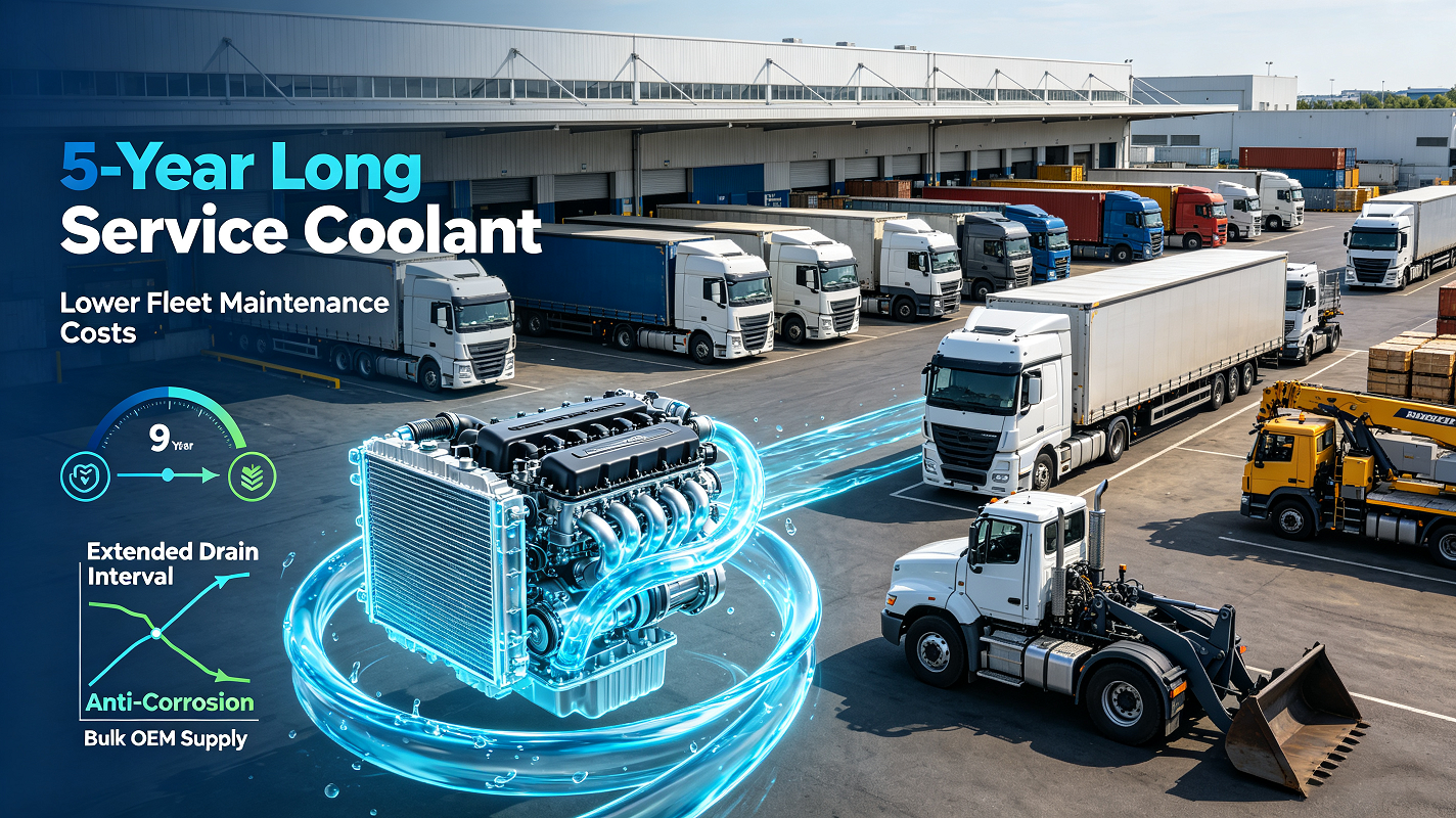 5-Year Long Service Coolant: Lower Your Fleet Maintenance Expenses