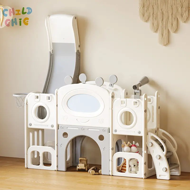 Cartoon Castle Kids Slide Factory