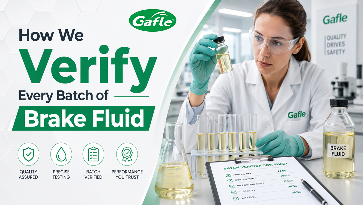How We Verify Every Batch of Brake Fluid?