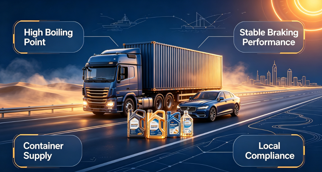 Middle East Market Brake Fluid: What Buyers Should Consider