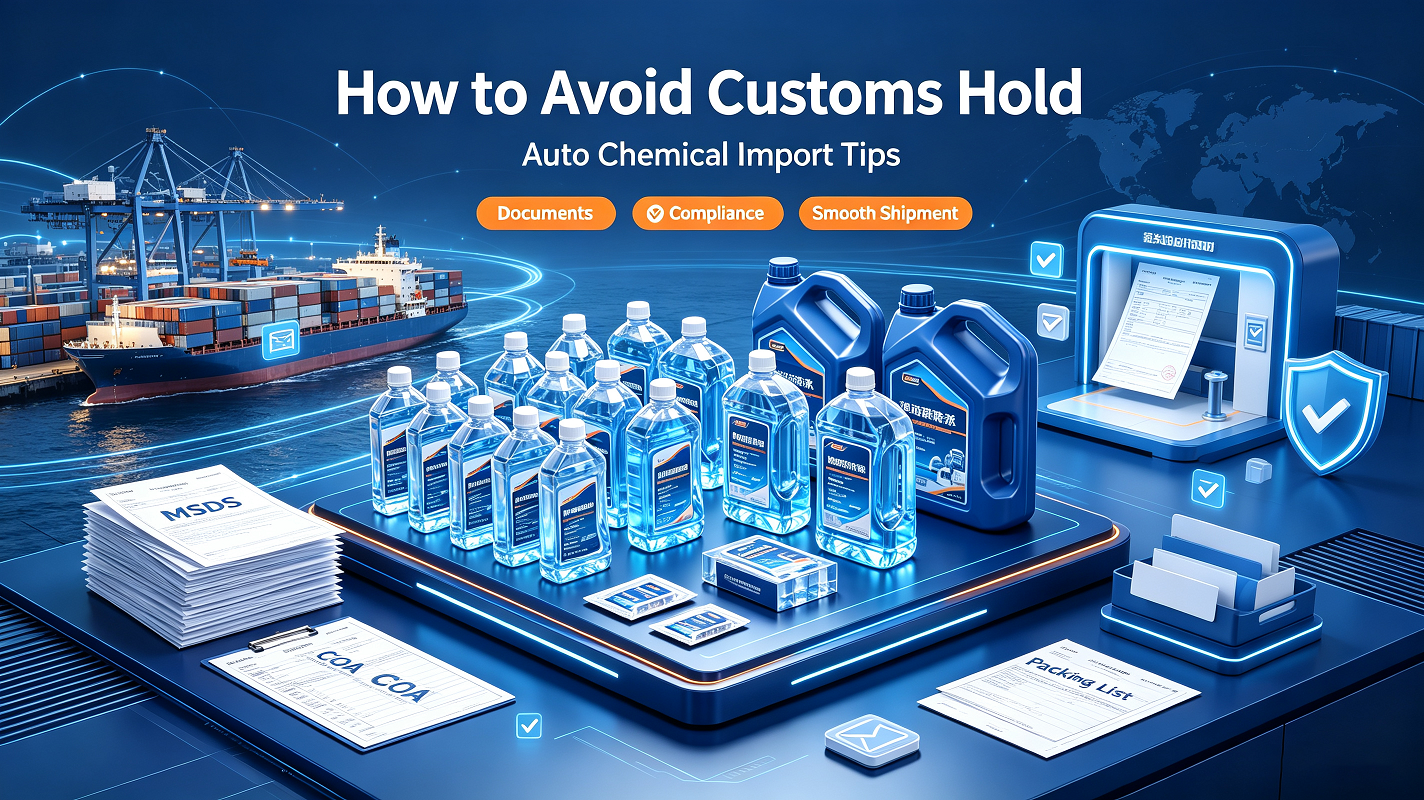 How to Avoid Customs Hold When Importing Auto Chemicals from China