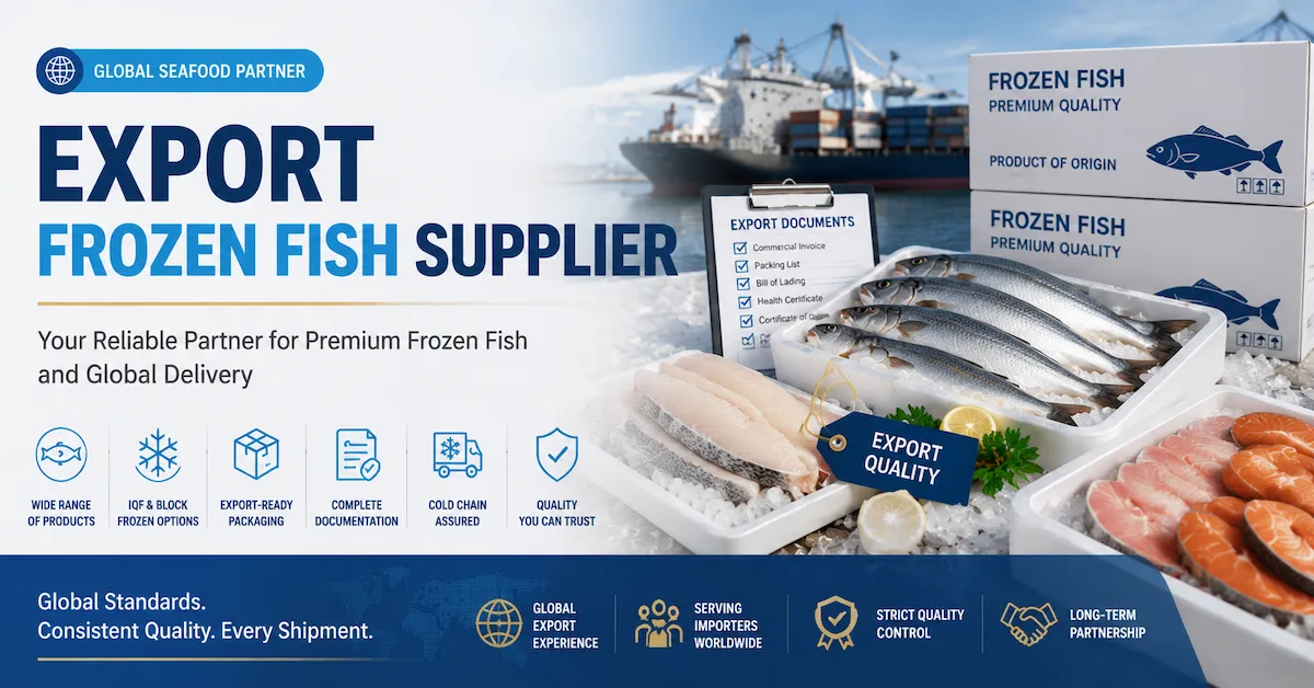 Export Frozen Fish Supplier: A Complete Guide for Global Seafood Buyers