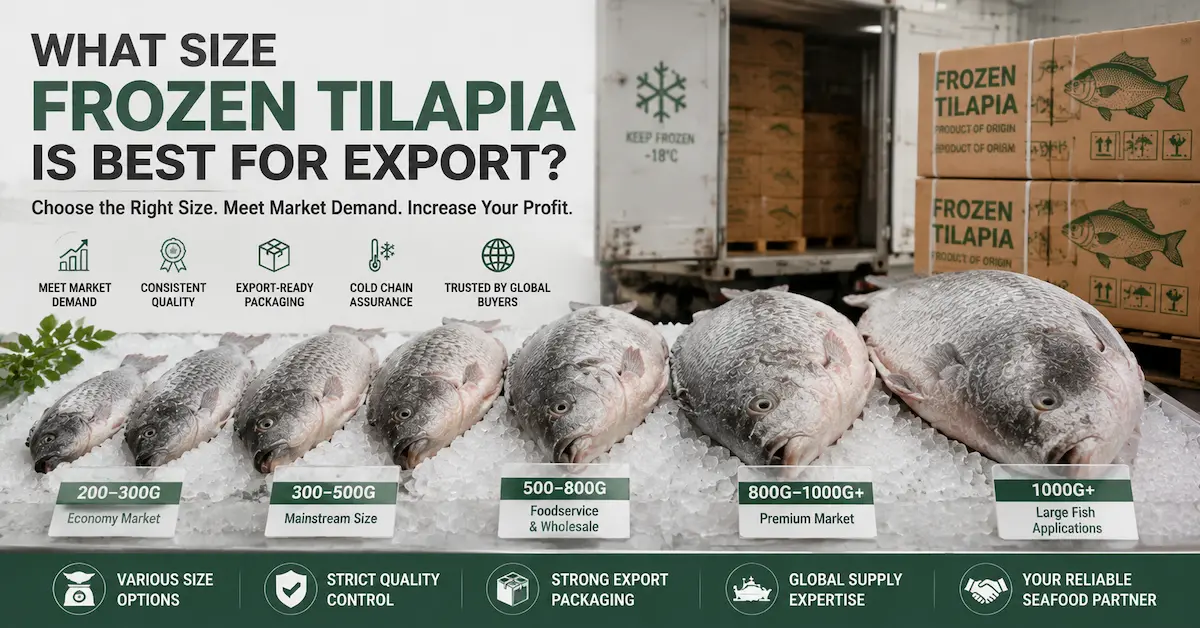 What Size Frozen Tilapia Is Best for Export? A Complete Buyer’s Guide