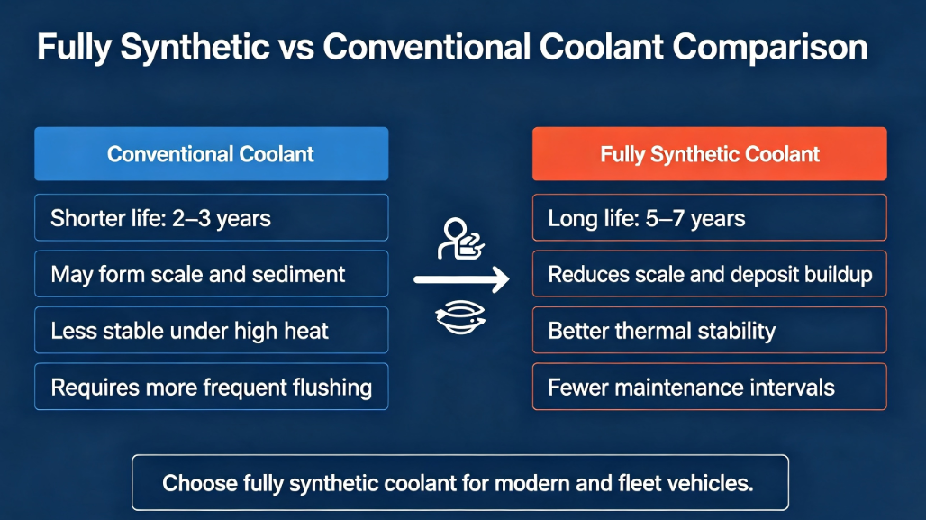 Fully Synthetic Coolant