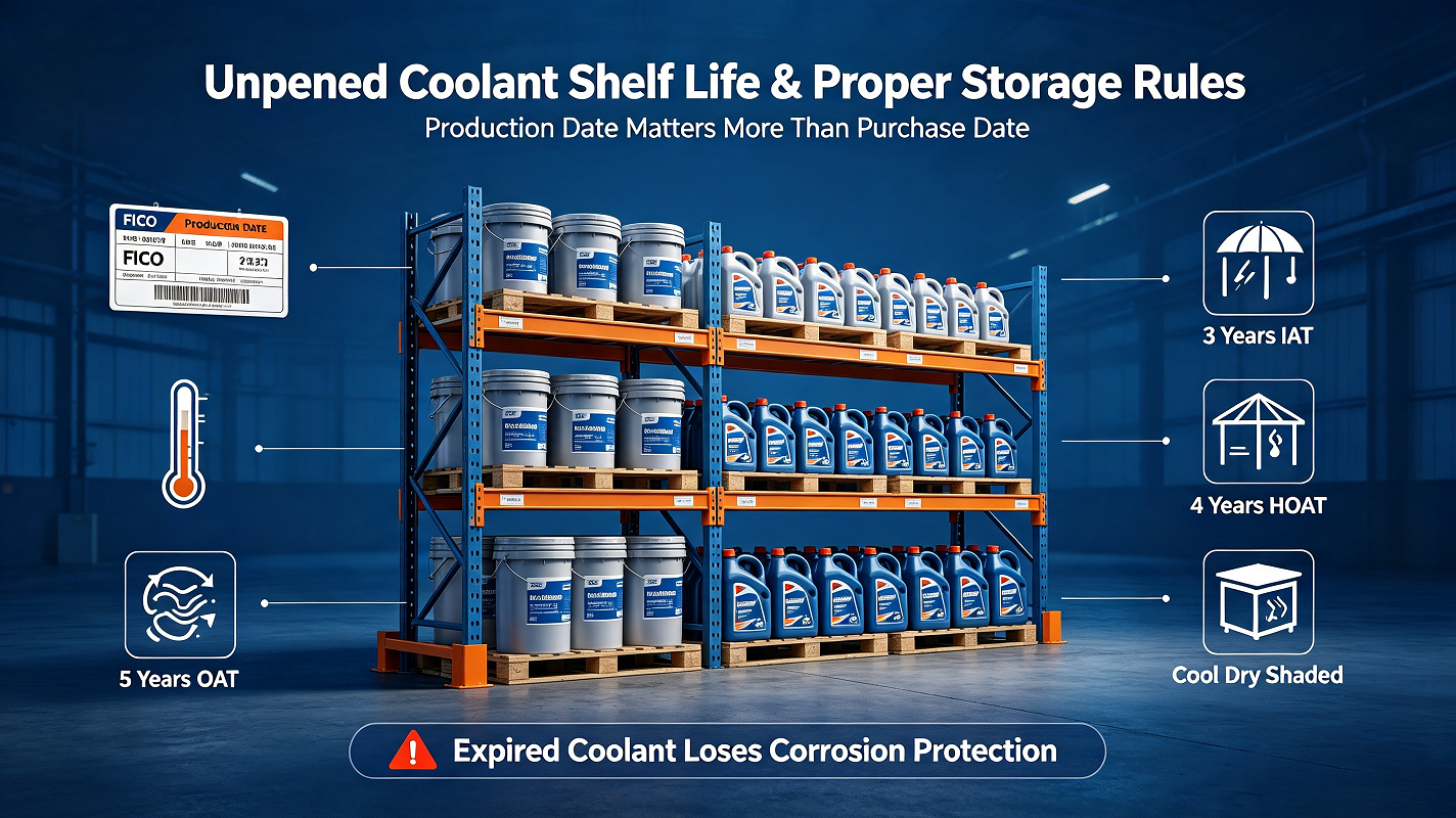 Unopened Coolant Shelf Life & Proper Storage Rules Unopened Coolant Shelf Life & Proper Storage Rules