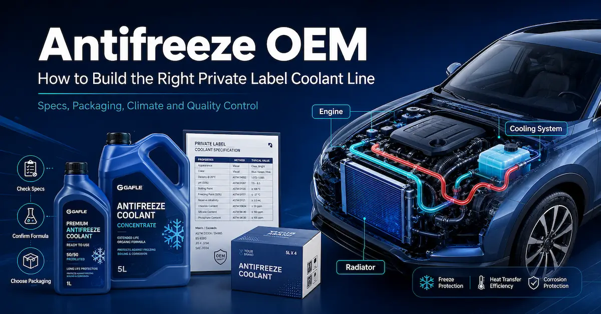 Antifreeze OEM: How Distributors Build a Private Label Coolant Line Antifreeze OEM: How Distributors Build a Private Label Coolant Line