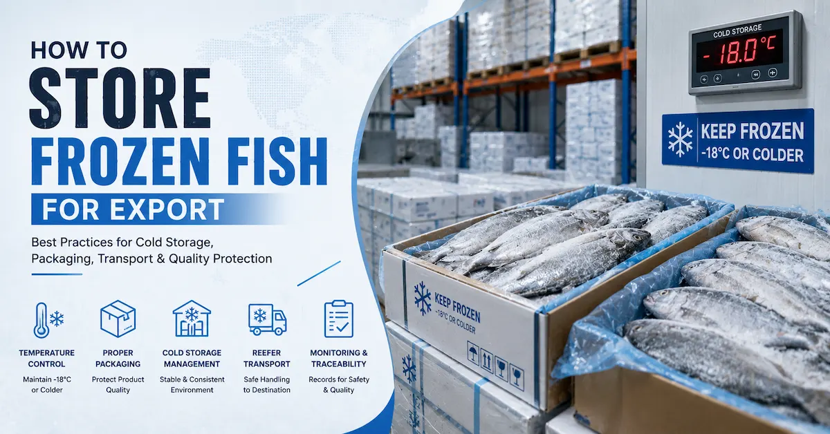 How to Store Frozen Fish for Export: A Practical Cold Chain Guide for Seafood Buyers