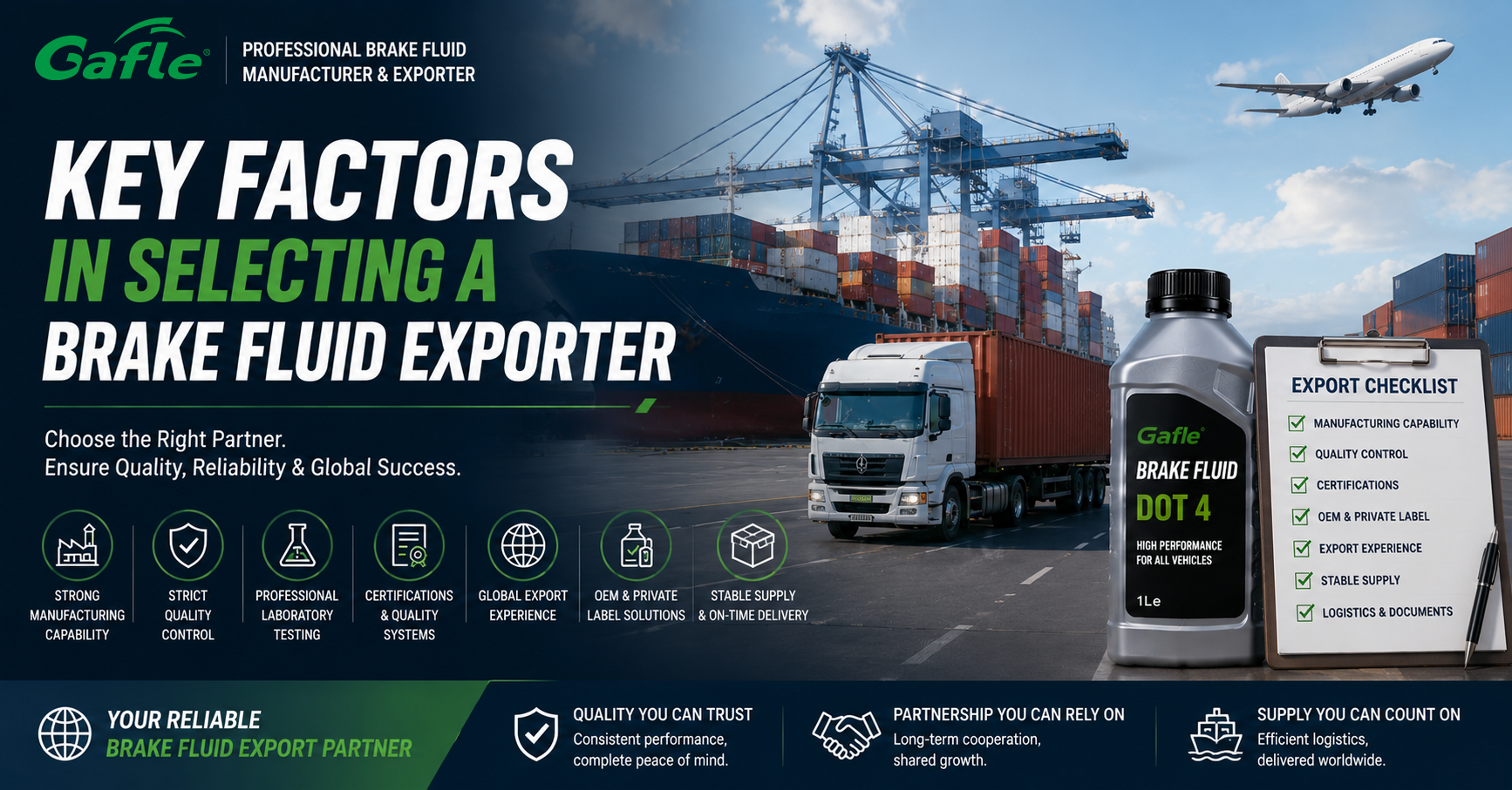 Key Factors in Selecting a Brake Fluid Exporter Key Factors in Selecting a Brake Fluid Exporter