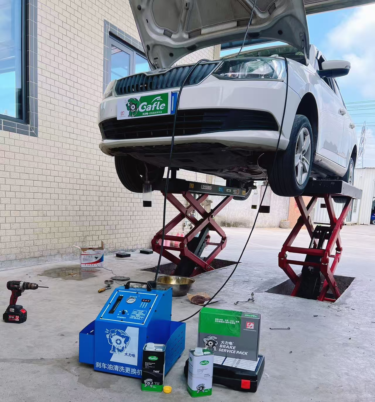 Škoda Brake Fluid Maintenance with Turtle Power Professional Brake Care