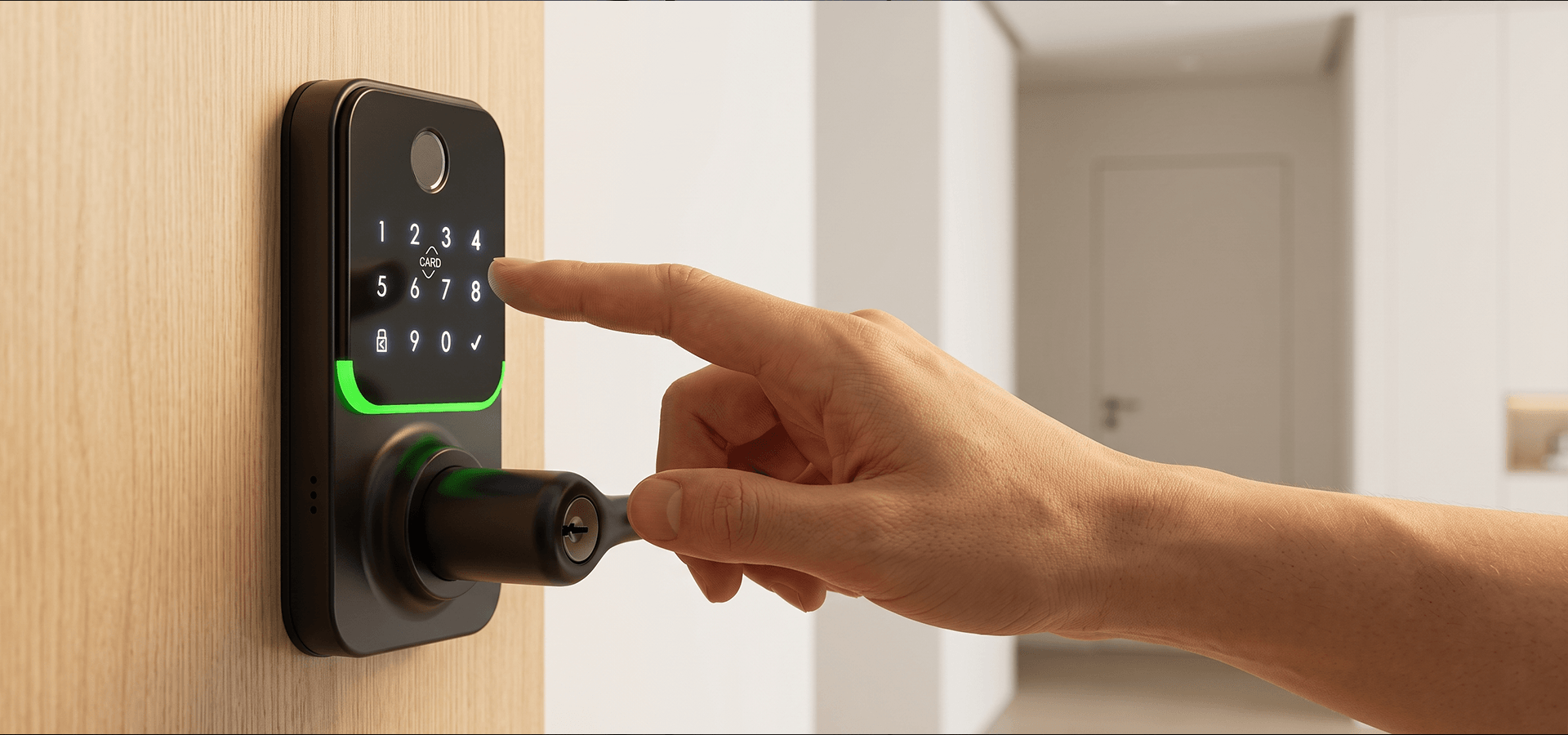 DL1 Smart Deadbolt with Handle: A Better Entry Experience for Hospitality