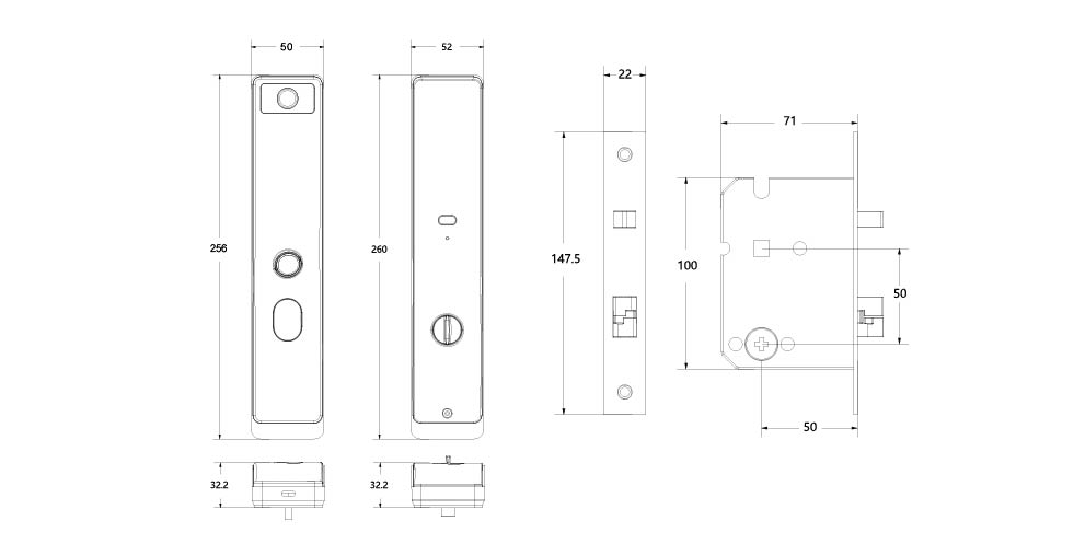 N11 dimension drawing
