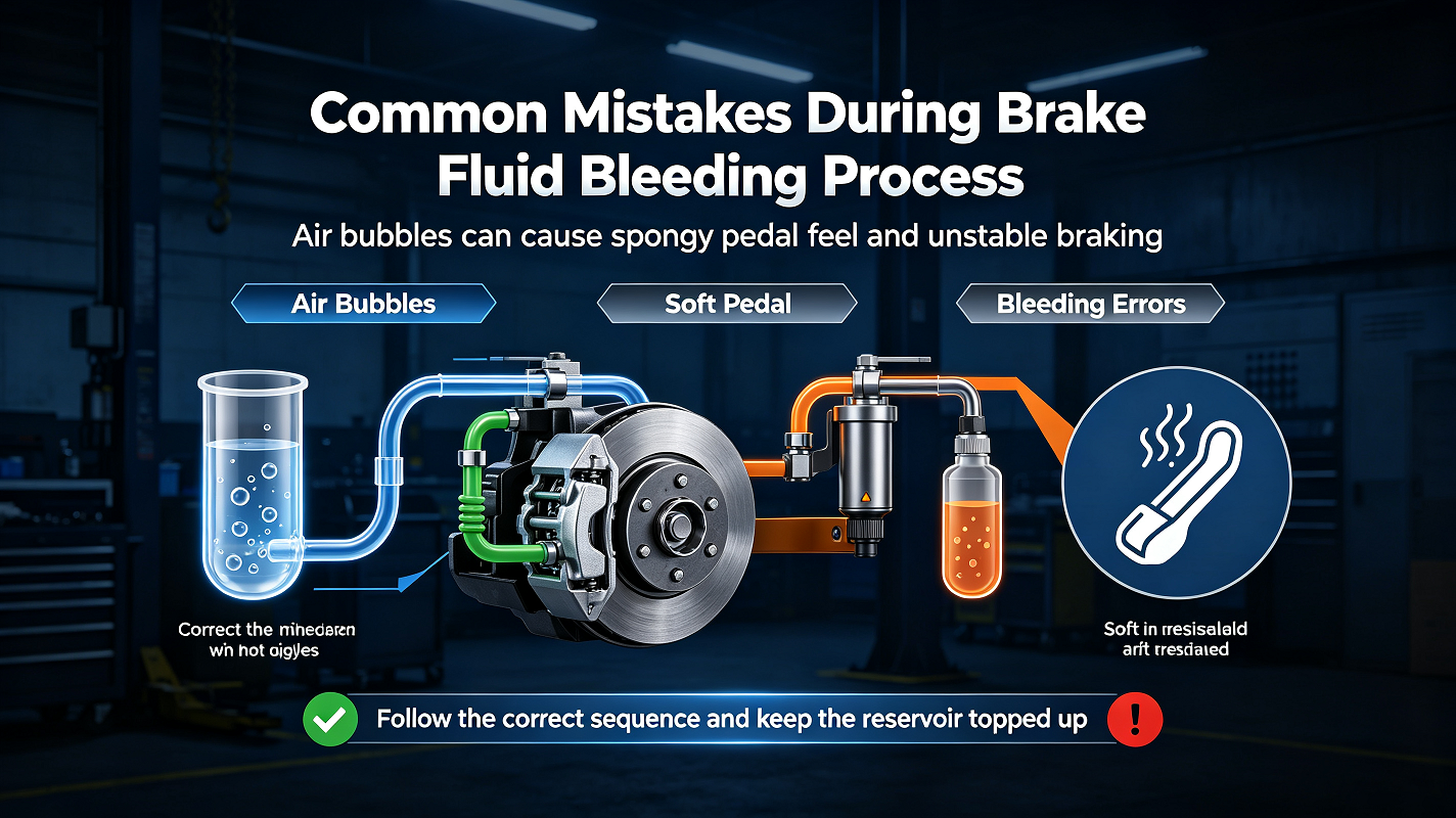 Brake Bleeding Mistakes: Common Causes and How to Avoid Them Brake Bleeding Mistakes: Common Causes and How to Avoid Them
