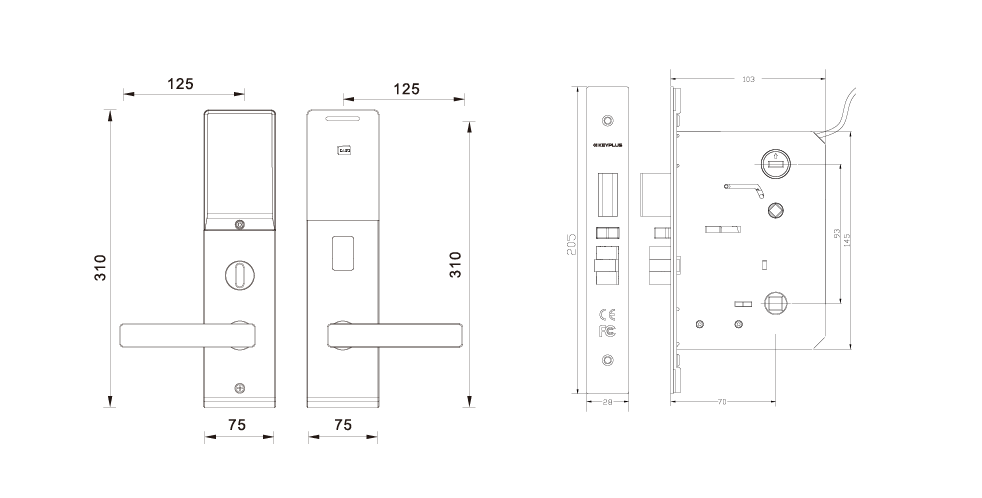 HT-22 dimension drawing