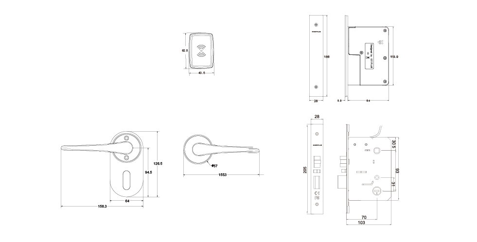 HY7-Z09 dimension drawing