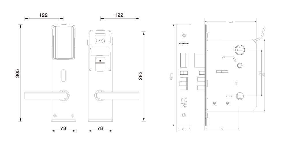 M1-112 dimension drawing