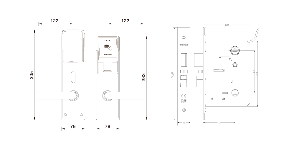 M1-130 dimension drawing